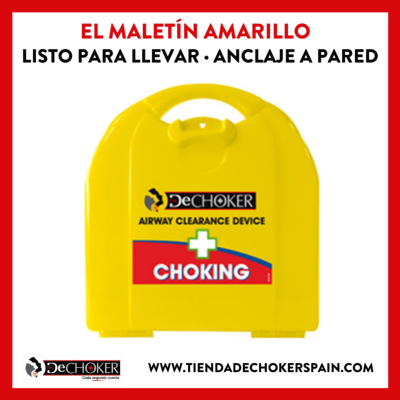 GC - MALETÍN DE PRIMEROS AUXILIOS AMARILLO DECHOKER