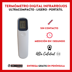 A1 E - Termómetro Compack Digital por Infrarrojos - Sin contacto - Pantalla LCD