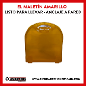 SOPORTE MALETIN AMARILLO EXTRABLE MULTIFUNCIÓN